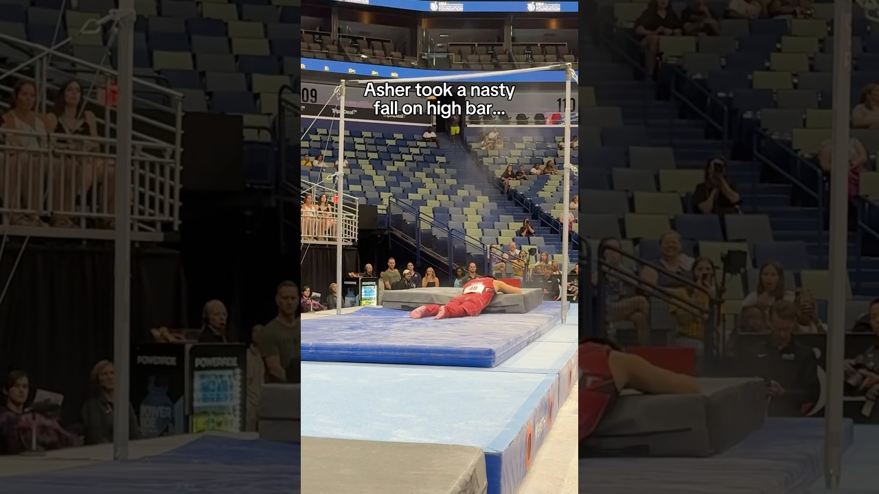 Asher Hong's Dismount at 2025 USA Championships ๐คธโโ๏ธ
