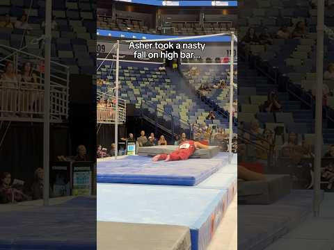 His dismount gave me chills π€― (Asher Hong) #gymnastics #gymnast #sports #sport #olympics #olympic