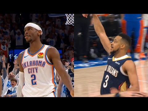 Insane final minute of OKC Thunder vs New Orleans Pelicans Game 1 🔥