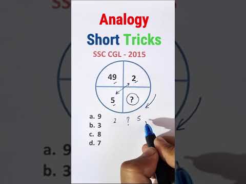 Missing Number Reasoning Short Tricks #ssccgl #ssc #sscchsl