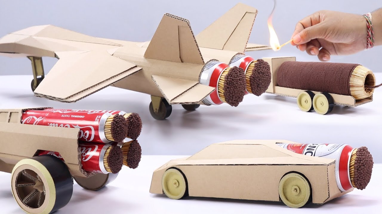 4 Top 4 Matchstick-Powered Cardboard Jet Experiments 🚀