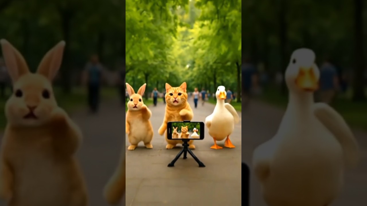 Kucing, Kelinci & Bebek Joget Lucu 🐾