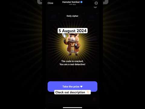 Hamster Kombat 5 August Daily Cipher Code