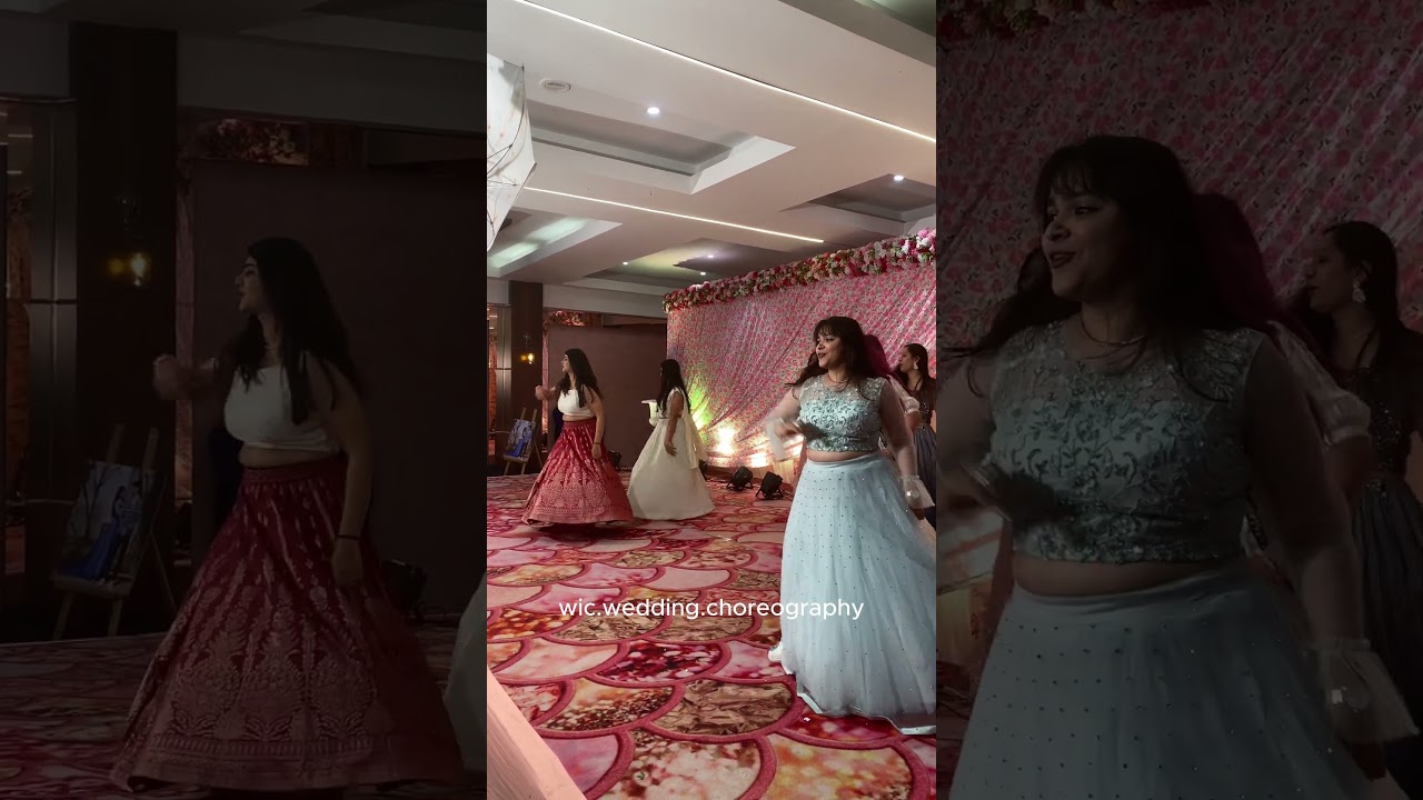 Energetic Girls' Group Dance to 'Proper Patola' at a Wedding