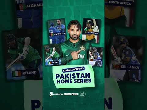 Watch Pakistan Home Series LIVE on Tamasha