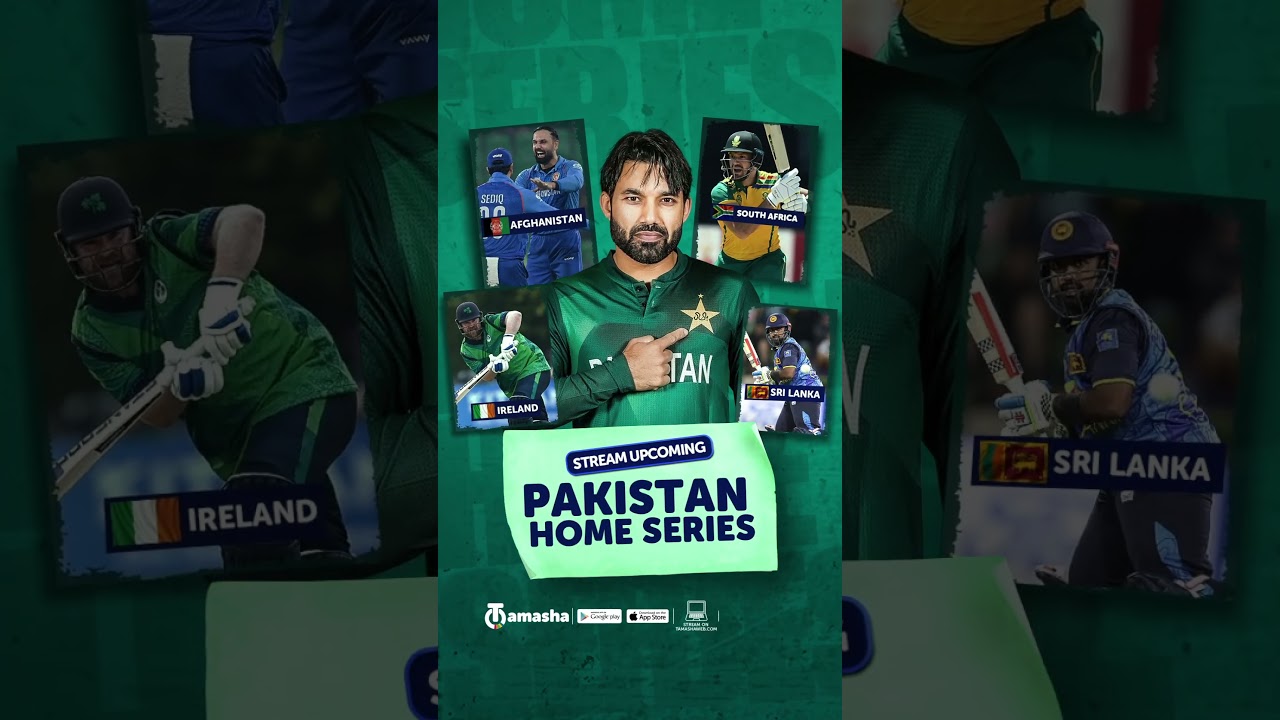 Stream Pakistan Home Series LIVE on Tamasha – Don't Miss the Action! 🏏