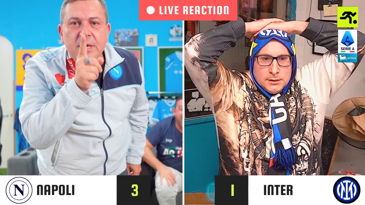 Napoli-Inter 3-1 Live Reaction ⚽