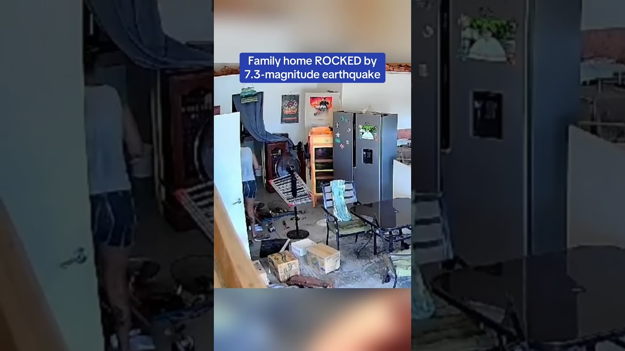 Terrifying 7.3 Magnitude Earthquake Shakes Family Home 🌍