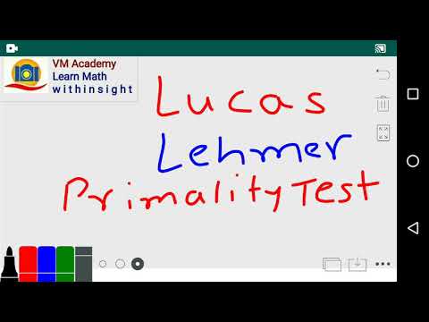 #Lucas #Lehmer #Test - Checking Primality of big numbers in the form of 2^p -1 | VM Academy