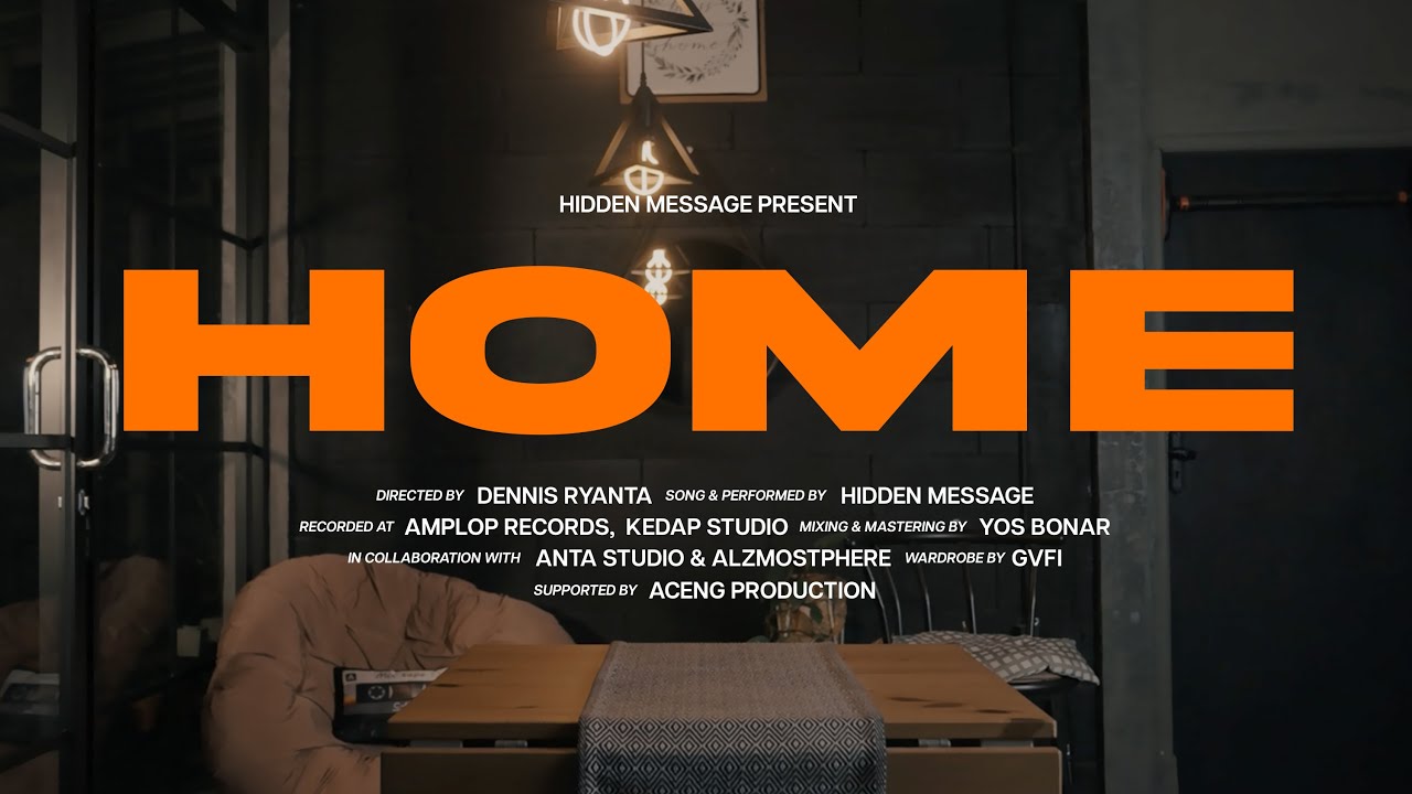 HIDDEN MESSAGE - HOME (Official Lyric Video)