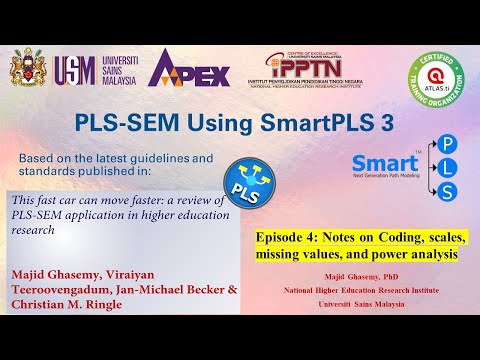 #4 Coding, scales, missing values and power analysis in PLS-SEM