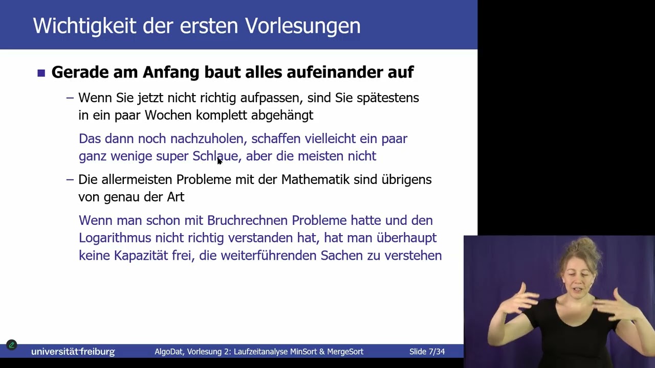 Vorlesung 02: Algorithmen und Datenstrukturen im SS 2025