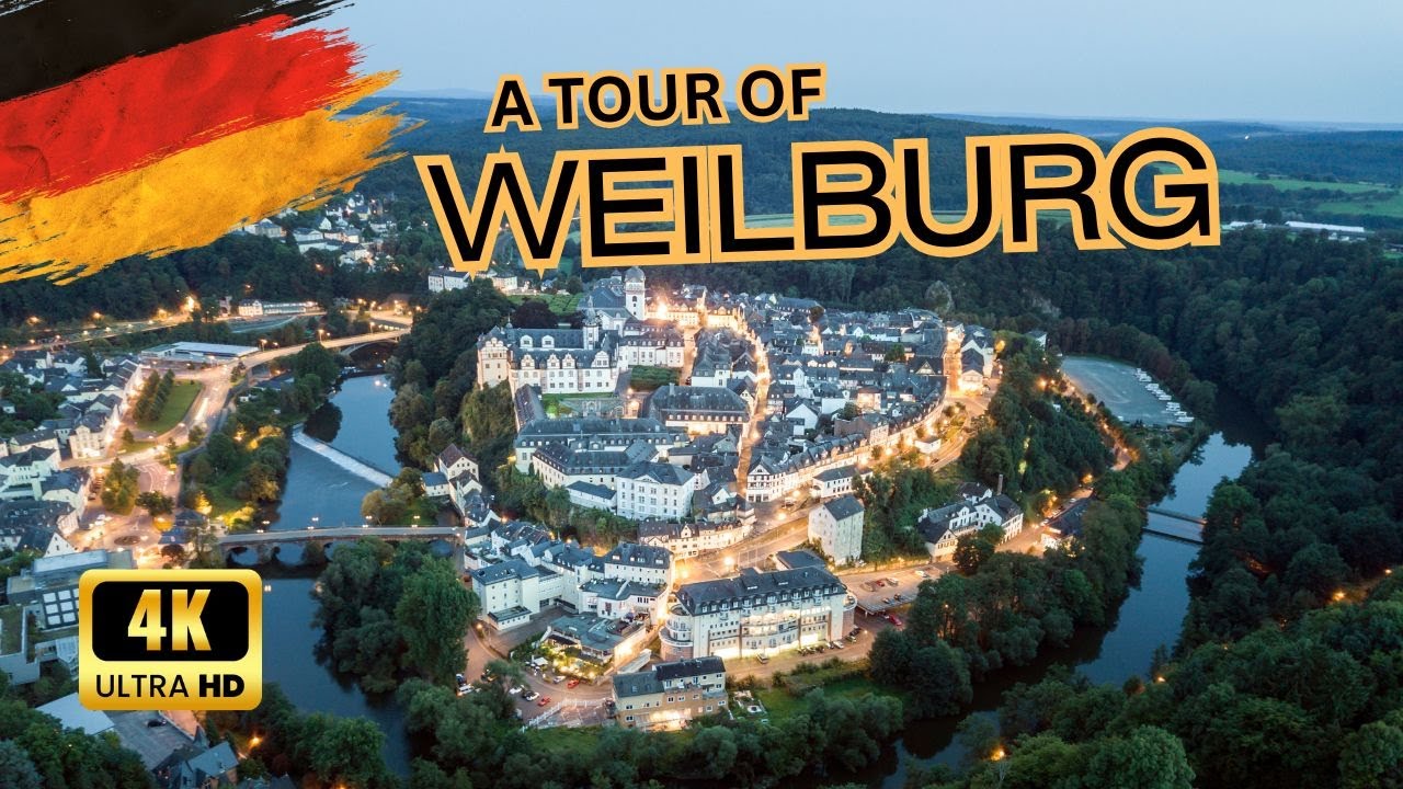 Weilburg Stadtrundgang an der Lahn | 4K 30FPS 🚶‍♂️