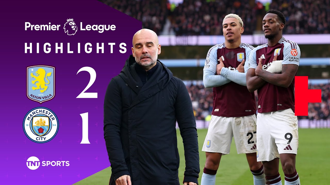 Aston Villa Upsets Man City 2-1 in Thrilling Premier League Clash ⚽