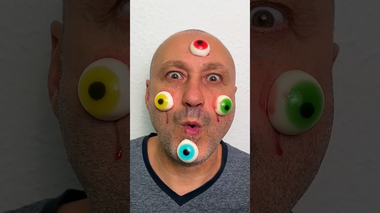 Funny Jelly Eyeball Mishap 😂