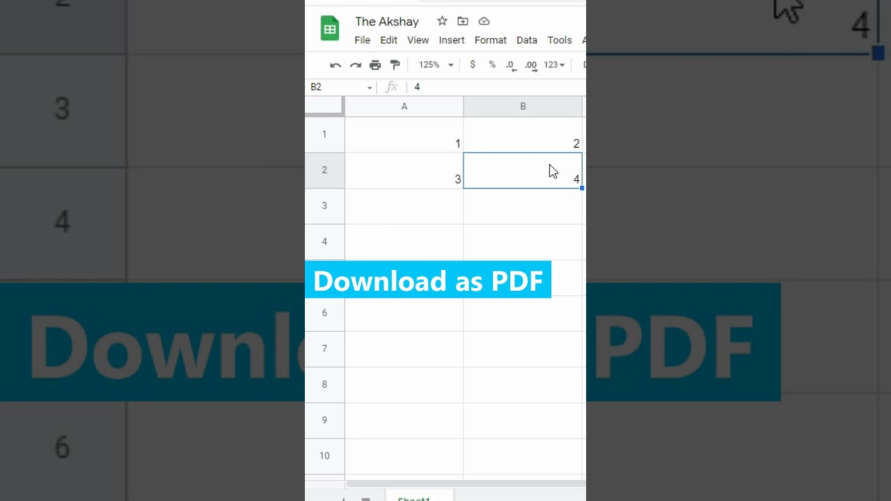 Convert Google Sheets to PDF Easily 📄