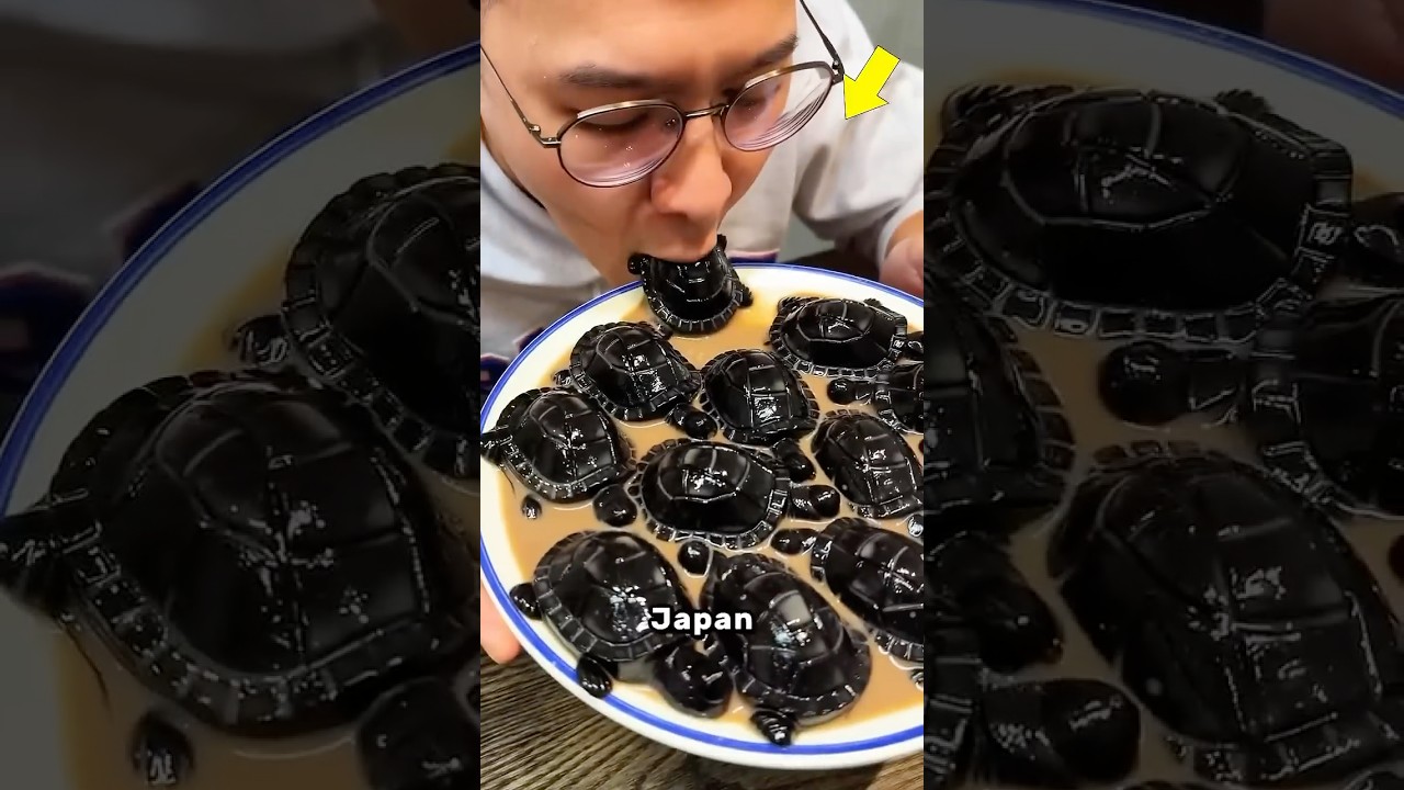 Surprising Japanese Dessert Looks Like Baby Turtles! 🐢🍨