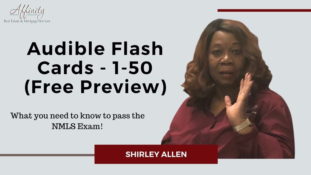 NMLS Exam Prep: Audible Flash Cards 1-50 (Free Preview)