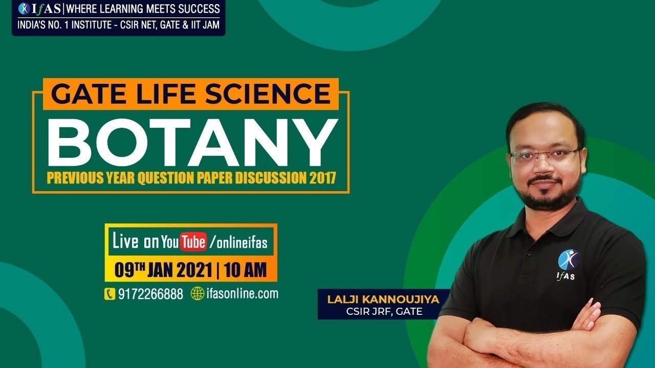 GATE 2017 Botany Paper Analysis & Key Insights 🌿