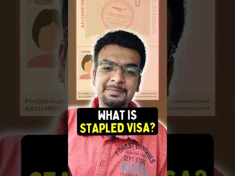 Why china provides stapled visa to Arunachal?