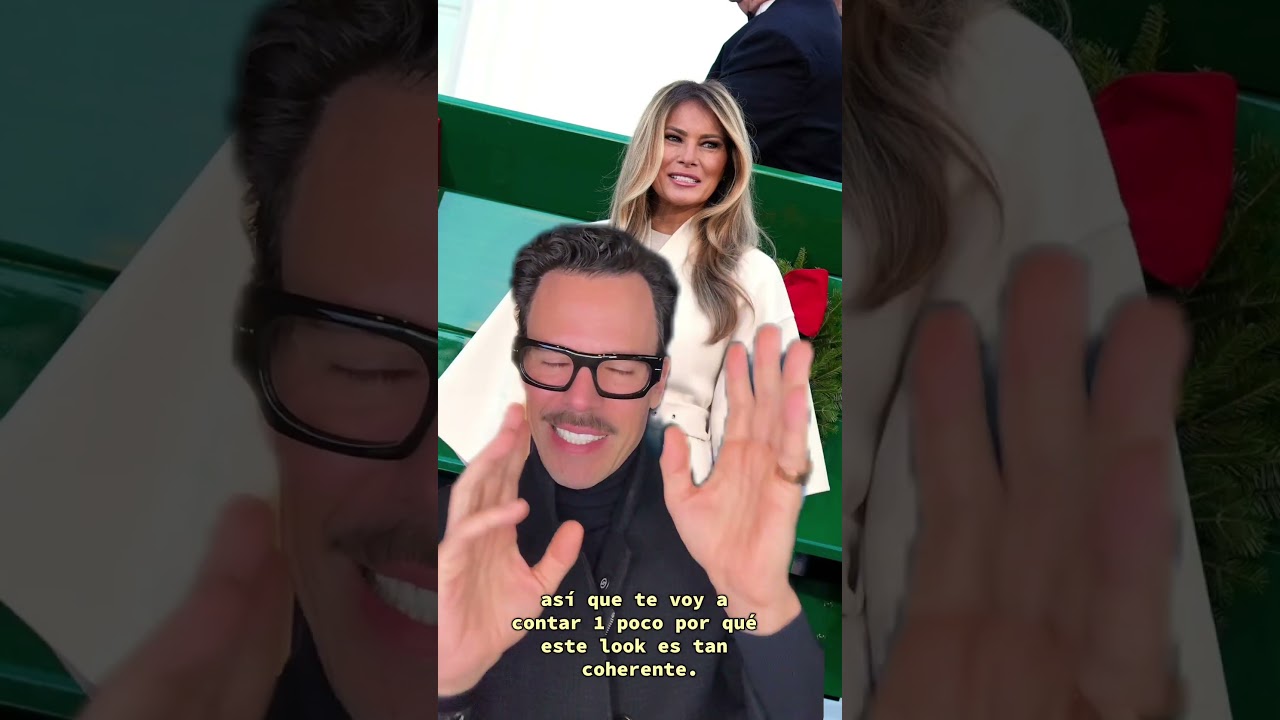 El look navideño de Melania Trump 🎄