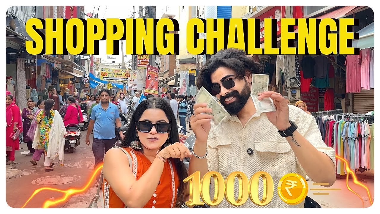1000 Taking the 1000 Rs. Challenge with Trigun! 💸