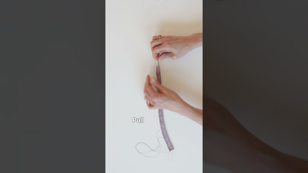 Sewing Hack: Turn Spaghetti Straps with a Straw 🎀