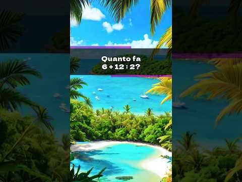 Quiz Matematica - Quante ne hai indovinate? #quiz #trivia #quizitalia #matematica #domande