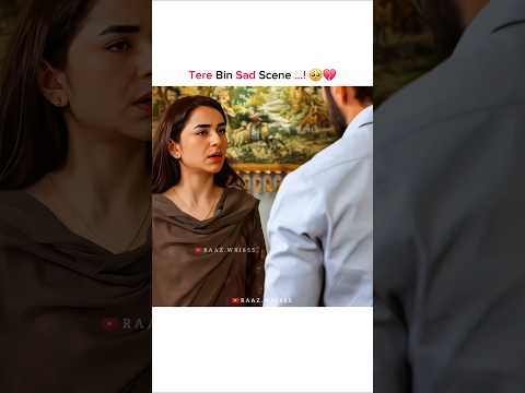 Tere Bin Sad Scene | Raaz.Wri8ss Status | #drama #yumnazaidi #wahajali #trendreels #terebin