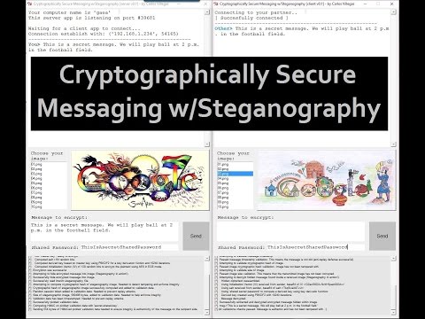 Secure Messaging with Steganography