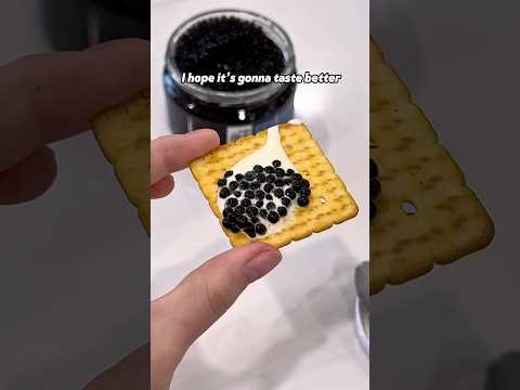 I eat caviar for the first time 😵‍💫 #shorts
