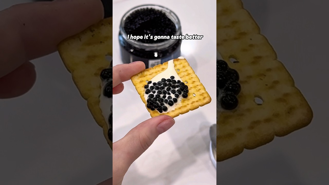 First Time Trying Caviar – My Surprising Reaction! 😲