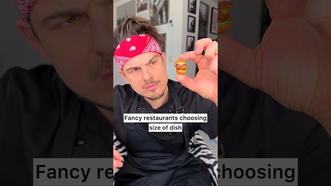 Why Fancy Restaurants Serve Smaller Portions 🍽️