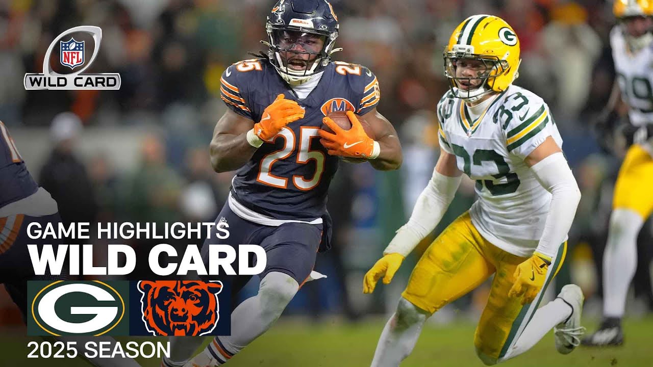Packers vs. Bears Wild Card Highlights 🏈
