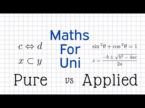 Pure vs Applied Maths | MathsForUni