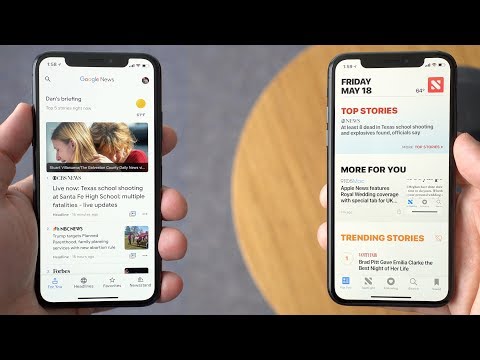 Google News vs. Apple News on iOS