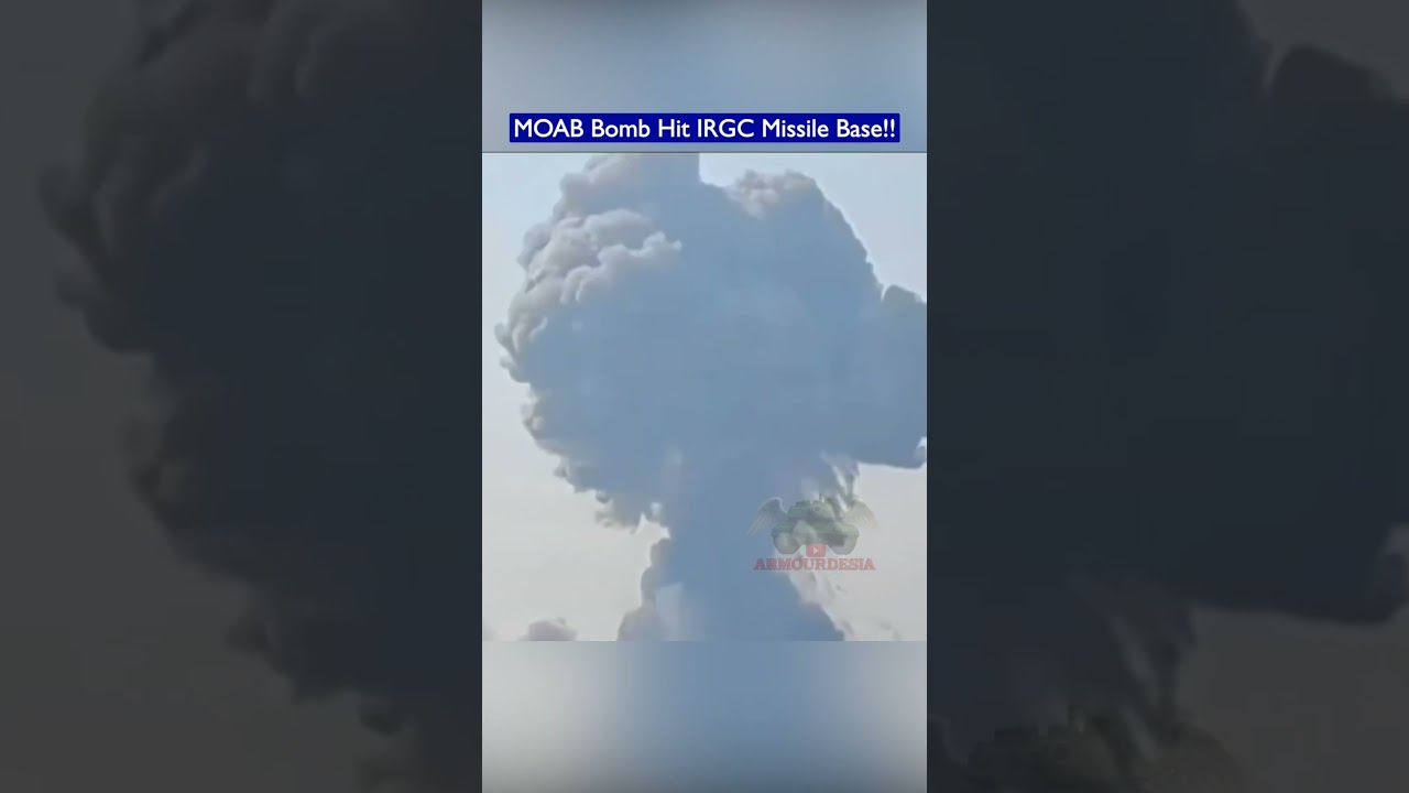 MOAB Strikes IRGC Missile Base in Iran ๐