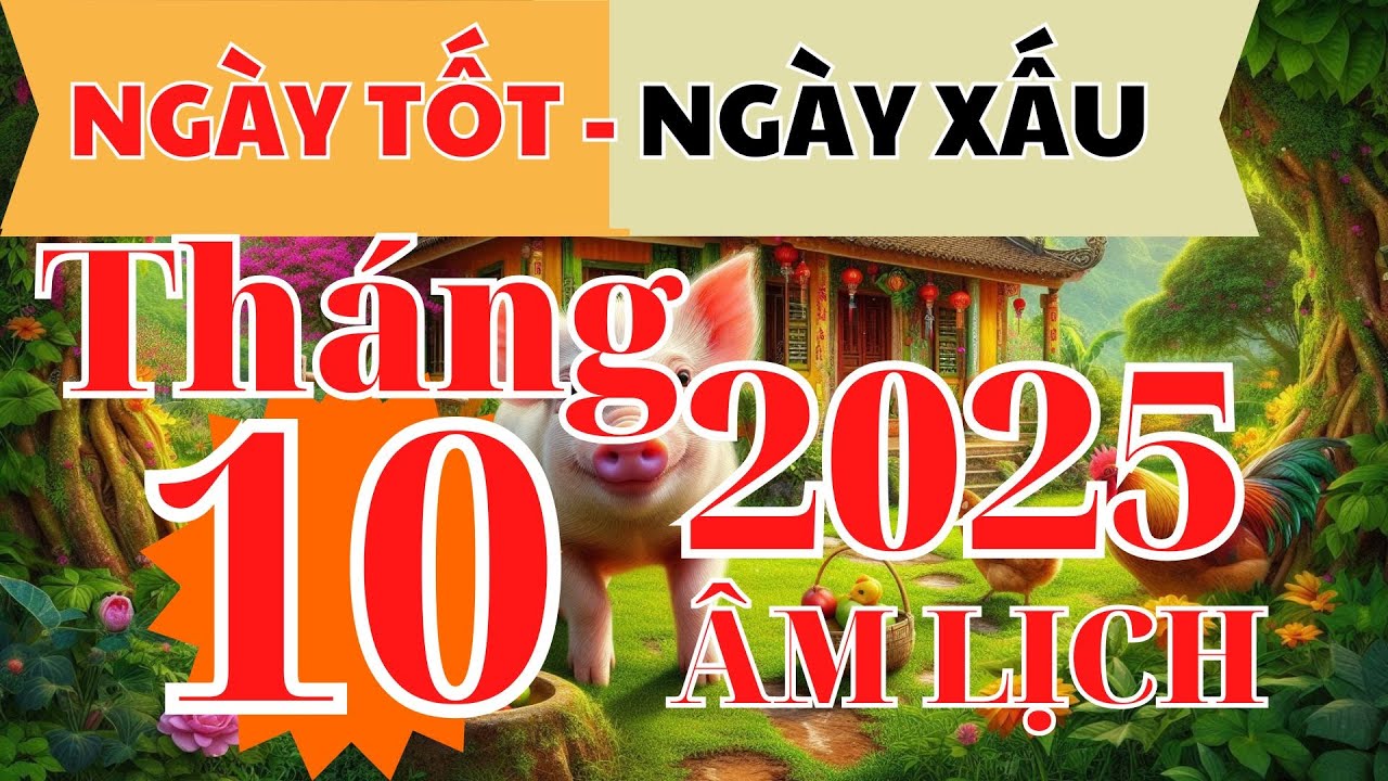 Xem Ngày Tốt, Ngày Xấu Tháng 10 Âm 2025 | Chọn Ngày Đại Cát, Tránh Hạn Xấu 🌟