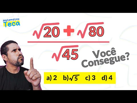 🚨 SOS MATEMÁTICA BÁSICA ✅ Expressão com Raízes