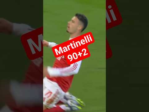 Arsenal Vs Man City 1:1 Martinelli is Equalizer 90+2 #arsenal #arsenalfans