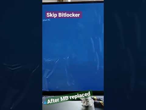 After MB replaced need to skip bitlocker and in BIOS #shorts #shortvideo #vijayapura #laptopshopee