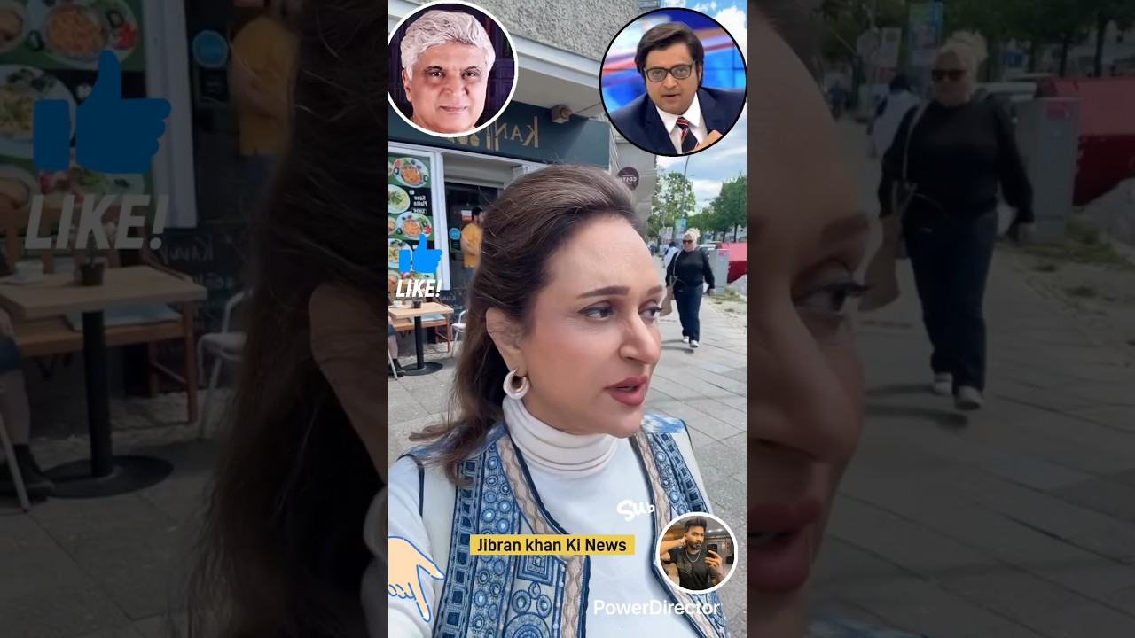 Bushra ansari arnab goswami Javeed Akhtar Indian Pakistan war
