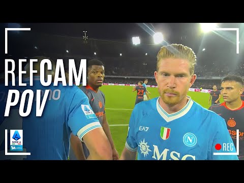 REF CAM POV: You Are The Referee in Napoli-Inter | Serie A 2025/26