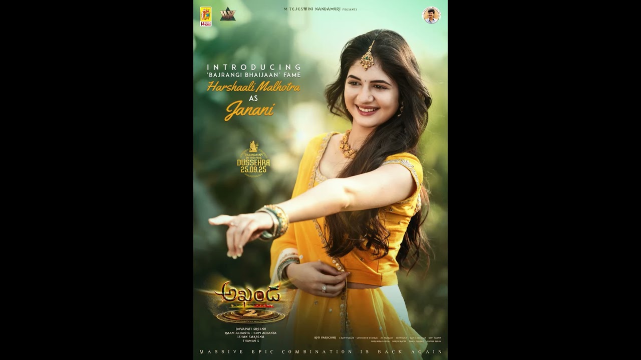 Bajrangi Bhaijaan Munni to Janani in Akhanda 2 🎬