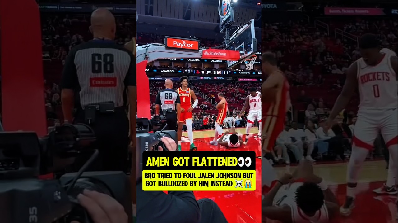 Amen Not Giving Up on Stopping Jalen Johnson 😮