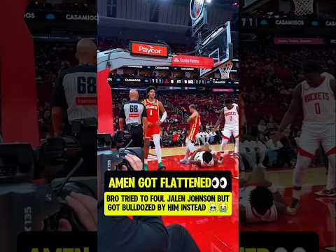 Amen WAS NOT stopping Jalen Johnson😭