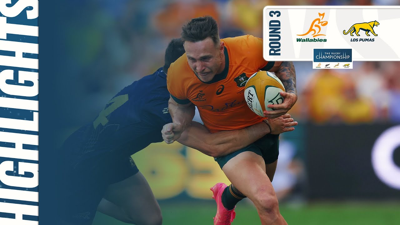 Australia vs Argentina | Rugby Championship 2025 Round 3 – Exciting Clash in Townsville 🏉