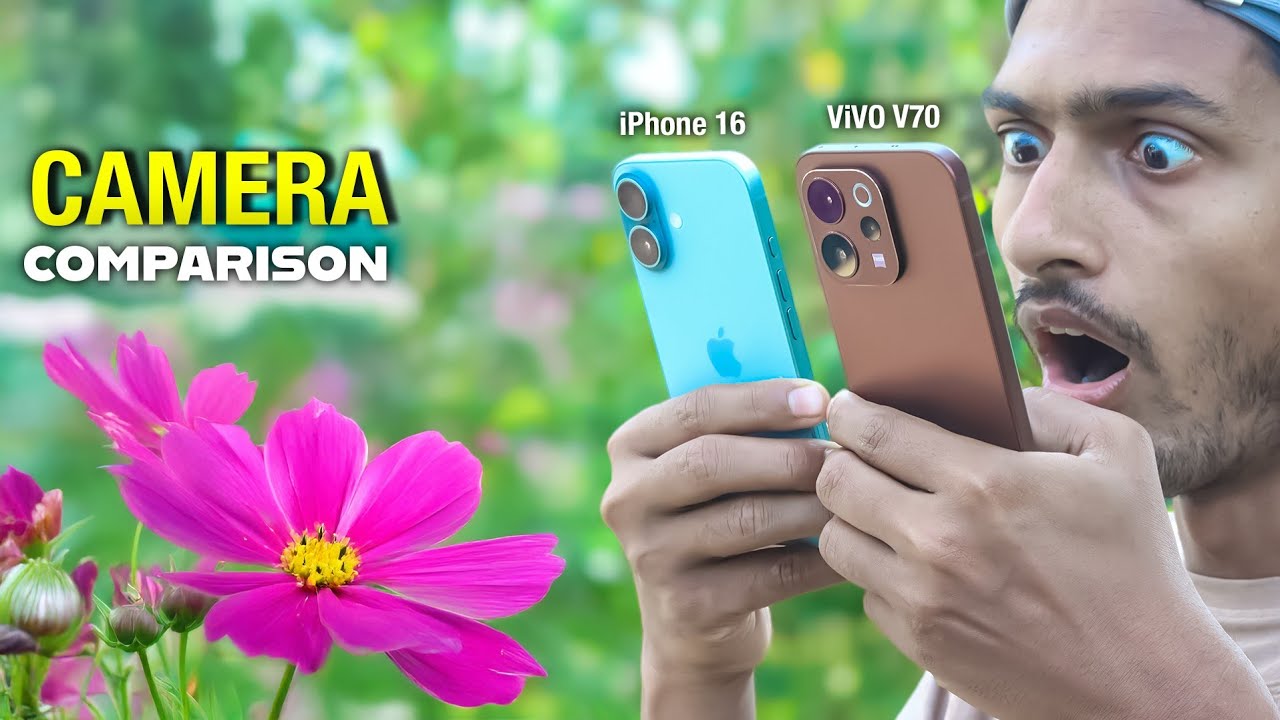 Vivo V70 vs iPhone 16 Camera Test 📸