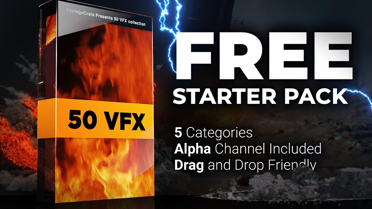 Free VFX Starter Pack with 50 Assets 🎬