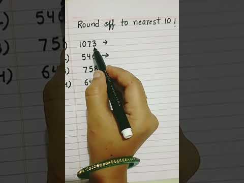 Round off to nearest 10